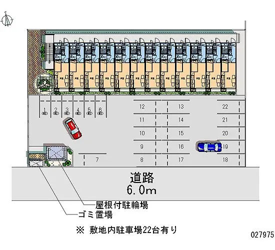 ★手数料０円★高岡市京田　月極駐車場（LP）